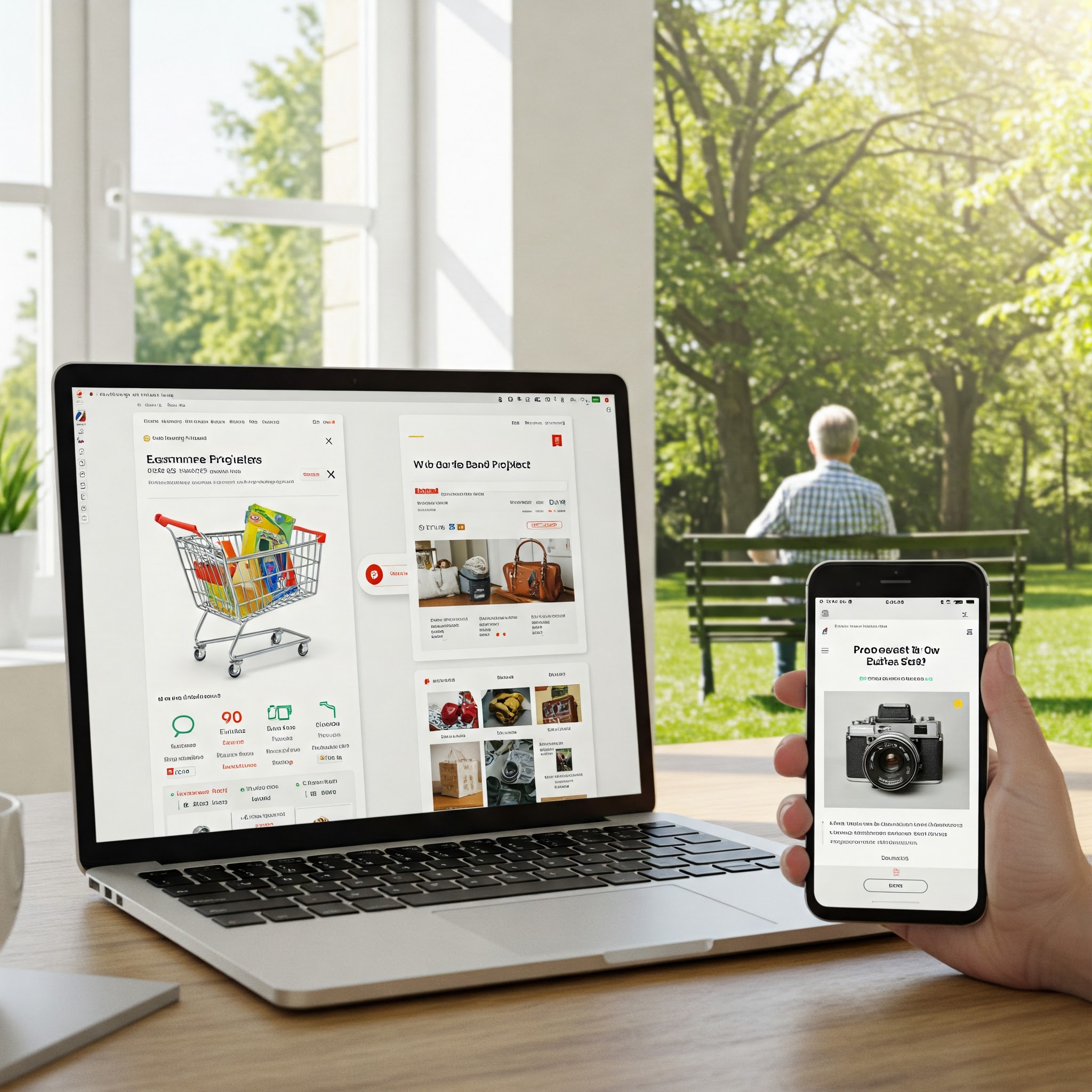 E-Commerce Solutions - Online shopping platform for businesses